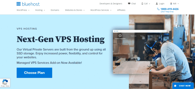 bluehost best vps server provider