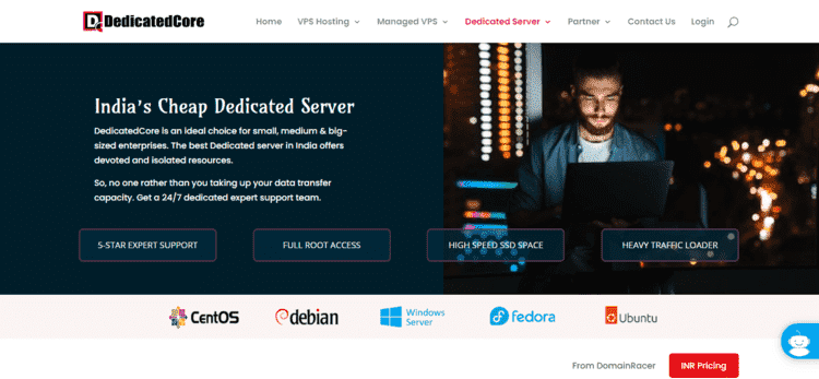 dedicatedcore low cost dedicated server provider